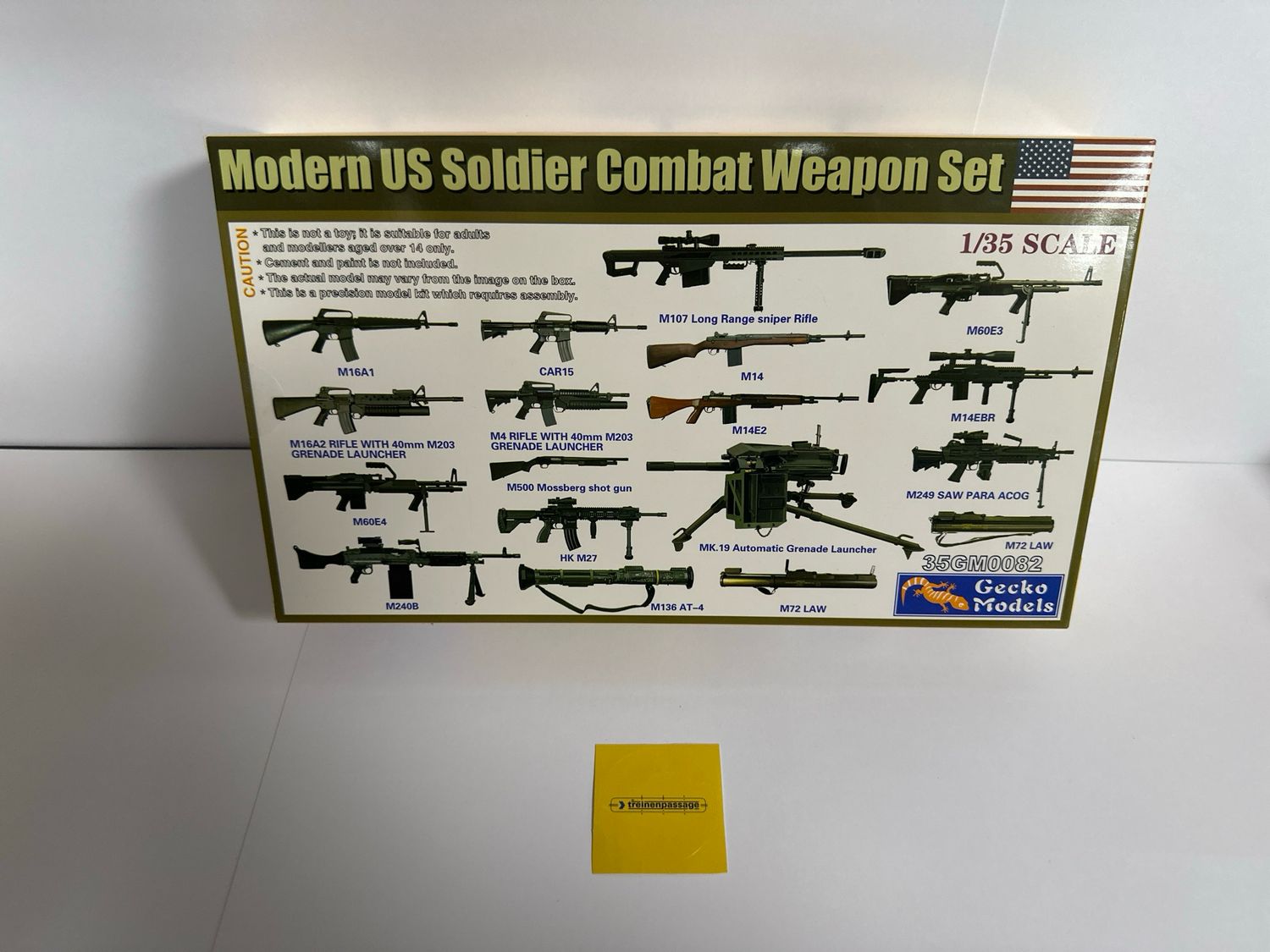 Gecko Models 35GM0082 - Modern US Soldier Combat Weapon Set 1:35