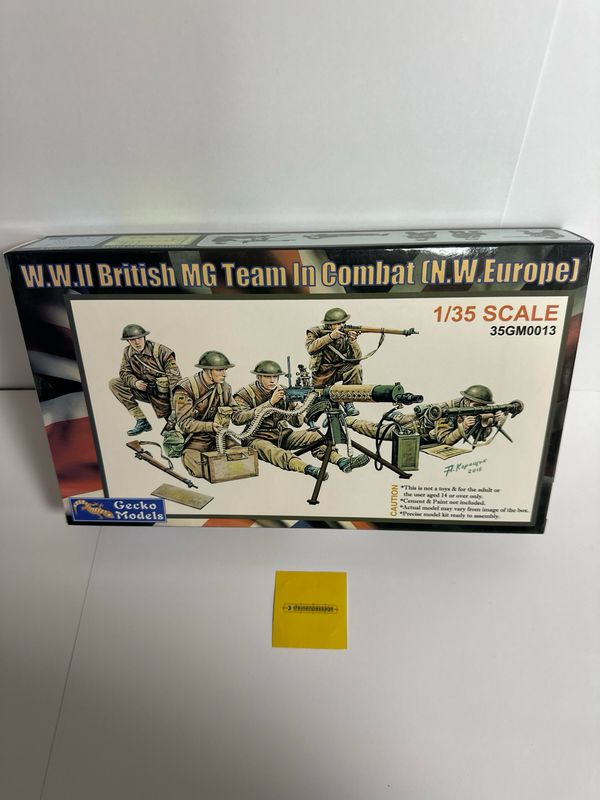 Gecko Models 35GM0013 - WWII British MG Team in Combat 1:35
