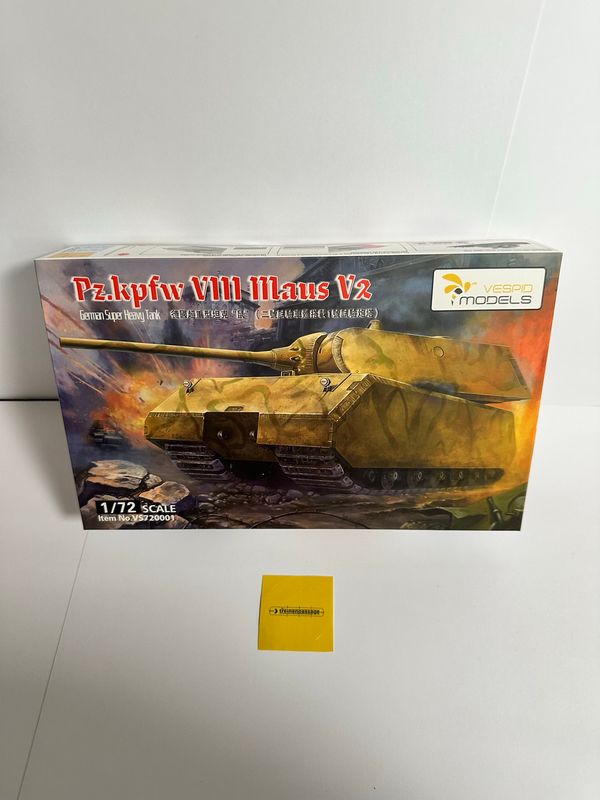 Vespid Models VS720001 - Pz.Kpfw. VIII Maus V2 - German Super Heavy Tank 1:72