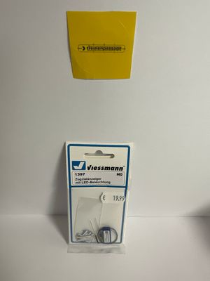 Viessmann 1397 - Treinbestemmingsindicator met LED-verlichting