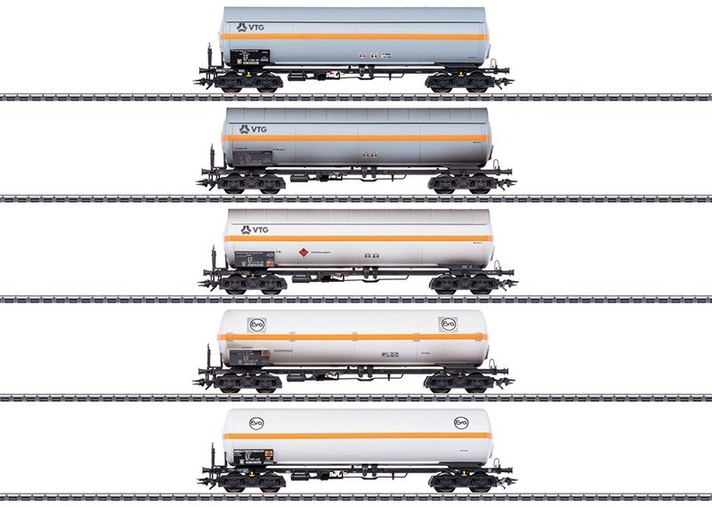 Märklin 48480 - Set Drukgas-ketelwagens VTG en Eva, MHI H0