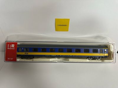 Rivarossi HR4175 - NS Avmz reizigers (ex DB-wagen) Blauw/gele versie  H0