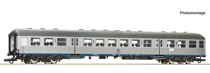 Roco 6200165 - Nahverkehrswagen 2. Klasse, „Silberling“,DB H0