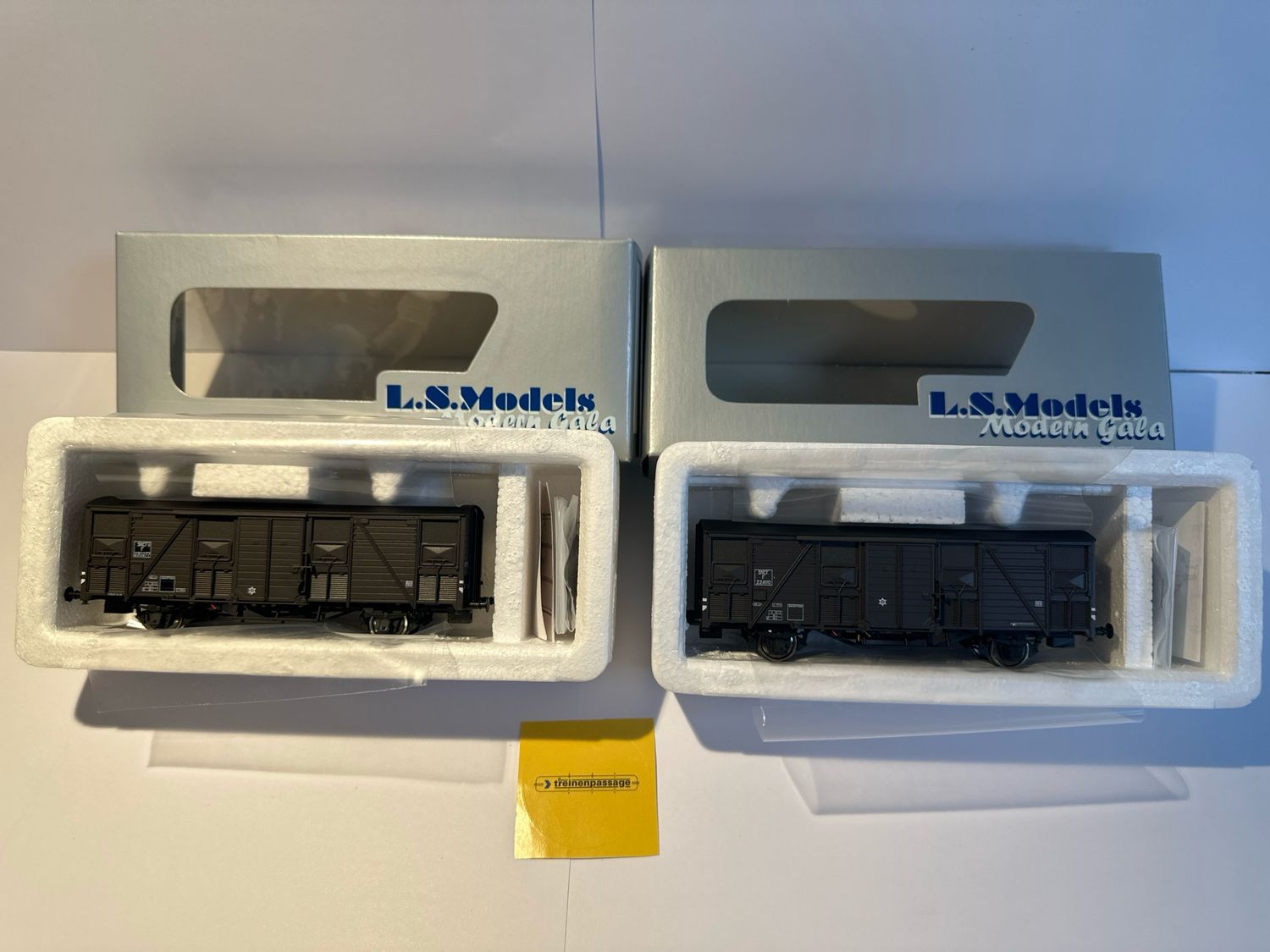 LS models 30021 - Set van 2 goederenwagons, SNCF H0