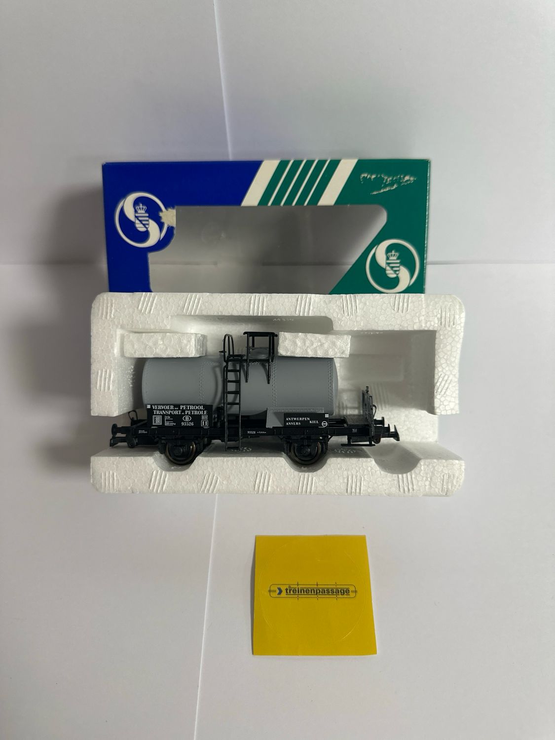 Sachsenmodelle 16198 - Ketelwagon, transport "Petrole", SNCB  H0