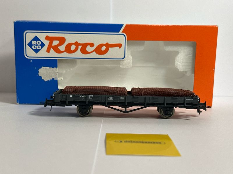 Roco 46487.1 - Lageboordwagon met lading NS