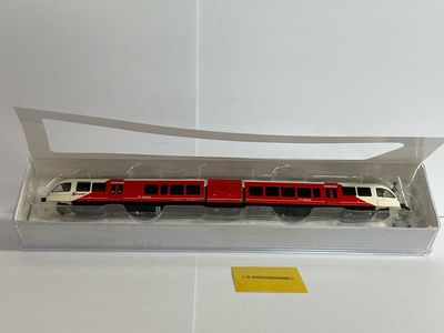 Piko 40228 - Dieseltreinstel Arriva 239, rood/wit, 'Spurt'/Stadler GTW 2/6 2-delig, 'Harlingen haven', N