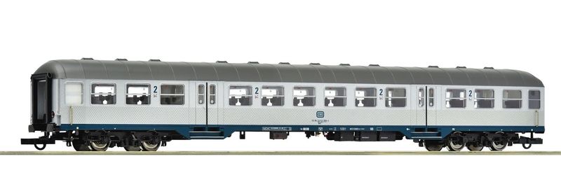 Roco 6200166 - Nahverkehrswagen 2. Klasse, „Silberling“, DB, H0