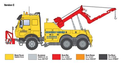 Italeri 93808 -Mercedes Benz , bergingstruck (NL Decals) 1:24