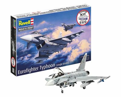 Revell 74282 - Starter Kit Eurofighter Typhoon (single seater) 1:144