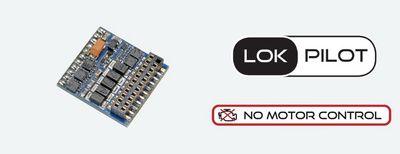 ESU 59220 - LokPilot 5 Fx DCC, 8-pin NEM652, »KEINE MOTORSTEUERUNG« Spurweite H0, 0