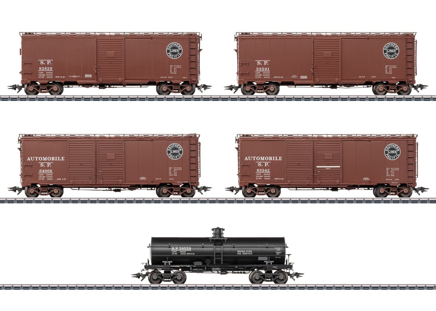 Märklin 45667 - Set goederenwagens Southern Pacific , H0