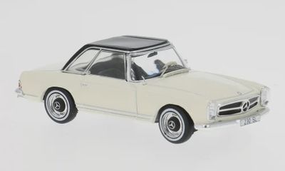 IXO 1:43 - Mercedes 230 SL (W113) HardTop, hellbeige/schwarz, 1964