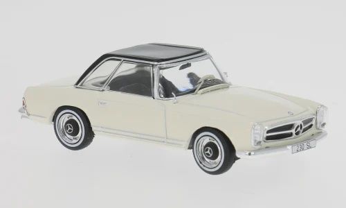 IXO 1:43 - Mercedes 230 SL (W113) HardTop, hellbeige/schwarz, 1964