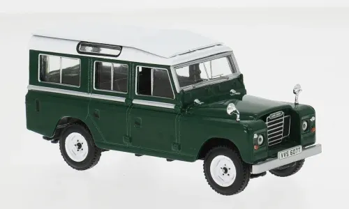 IXO 1:43 - Land Rover Series III 109, dunkelgrün/weiss, 1978