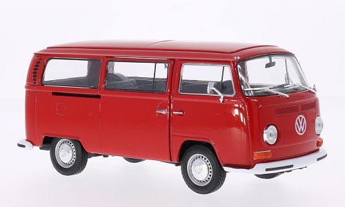 Welly 1:24 - VW T2 Bus, rot, 1972
