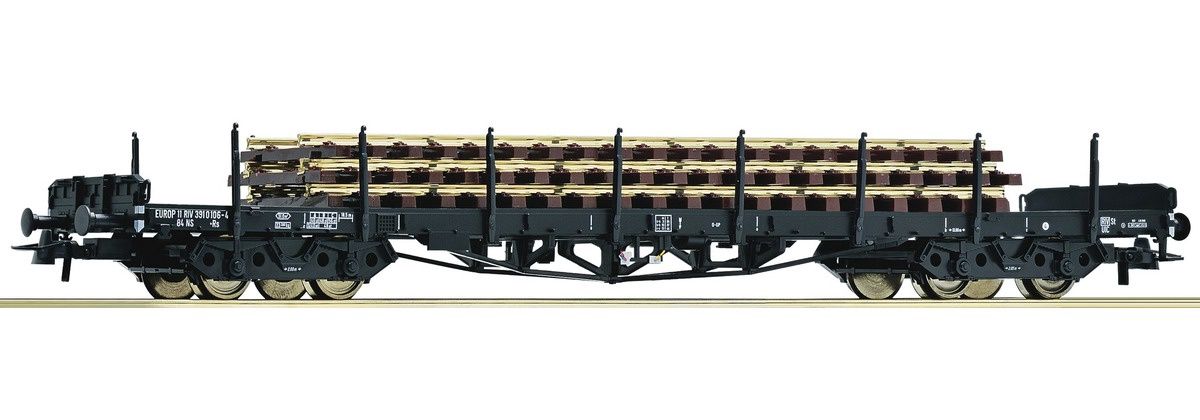 Roco 66964 - Rungenwagen met lading der NS