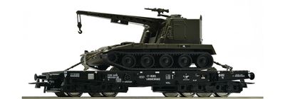 Roco 67474 - Schwerlastwagen mit einem Bergepanzer M578, NS