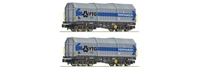 Fleischmann 6660080 - 2-tlg. Set: Teleskophaubenwagen, VTG, N