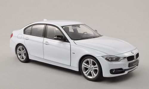 Welly 1:24 - BMW 335i (F30), weiss,