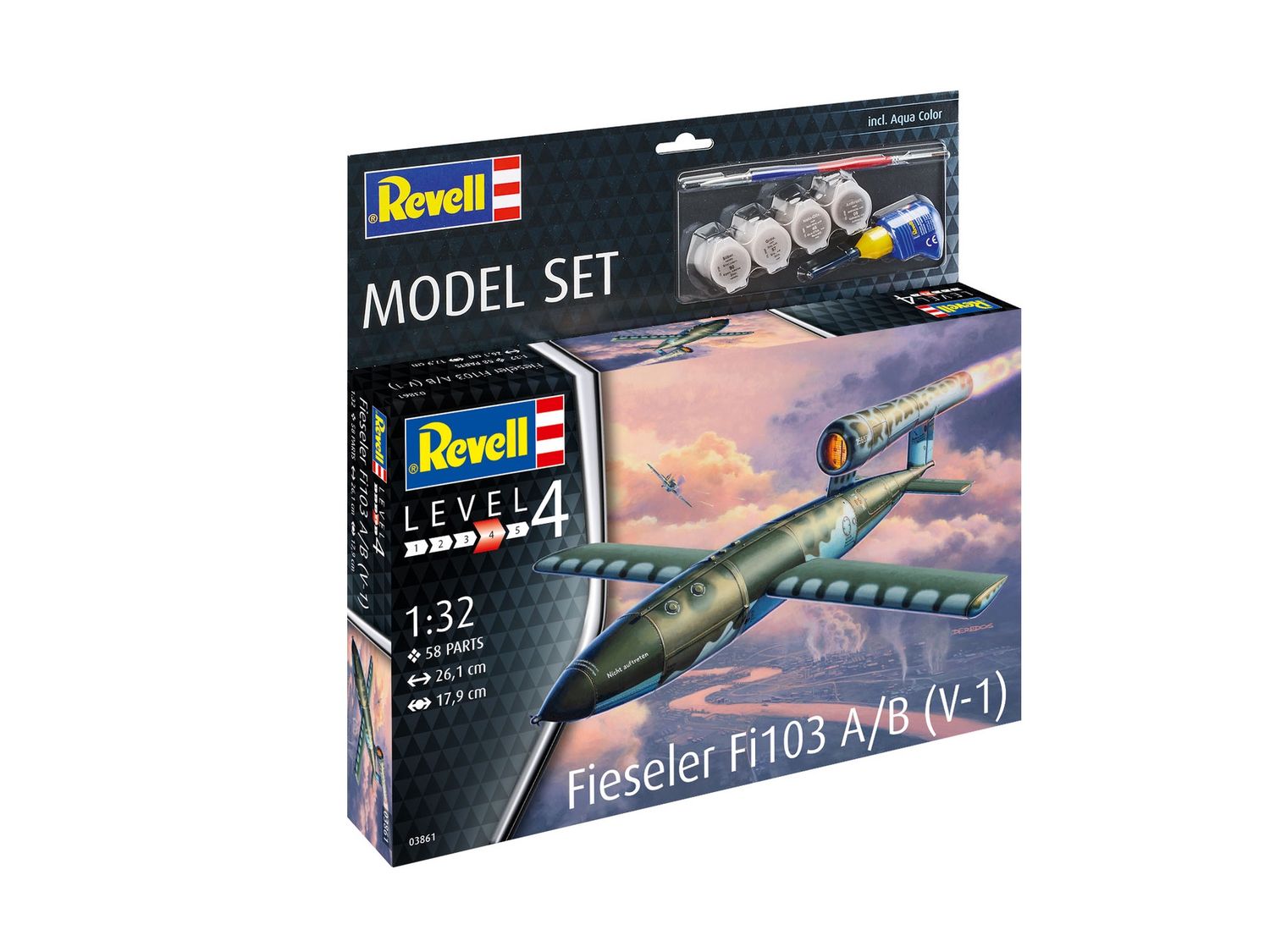 Revell 63861 - Fieseler Fi103 A/B (V-1) (Incl lijm en verf) 1:32