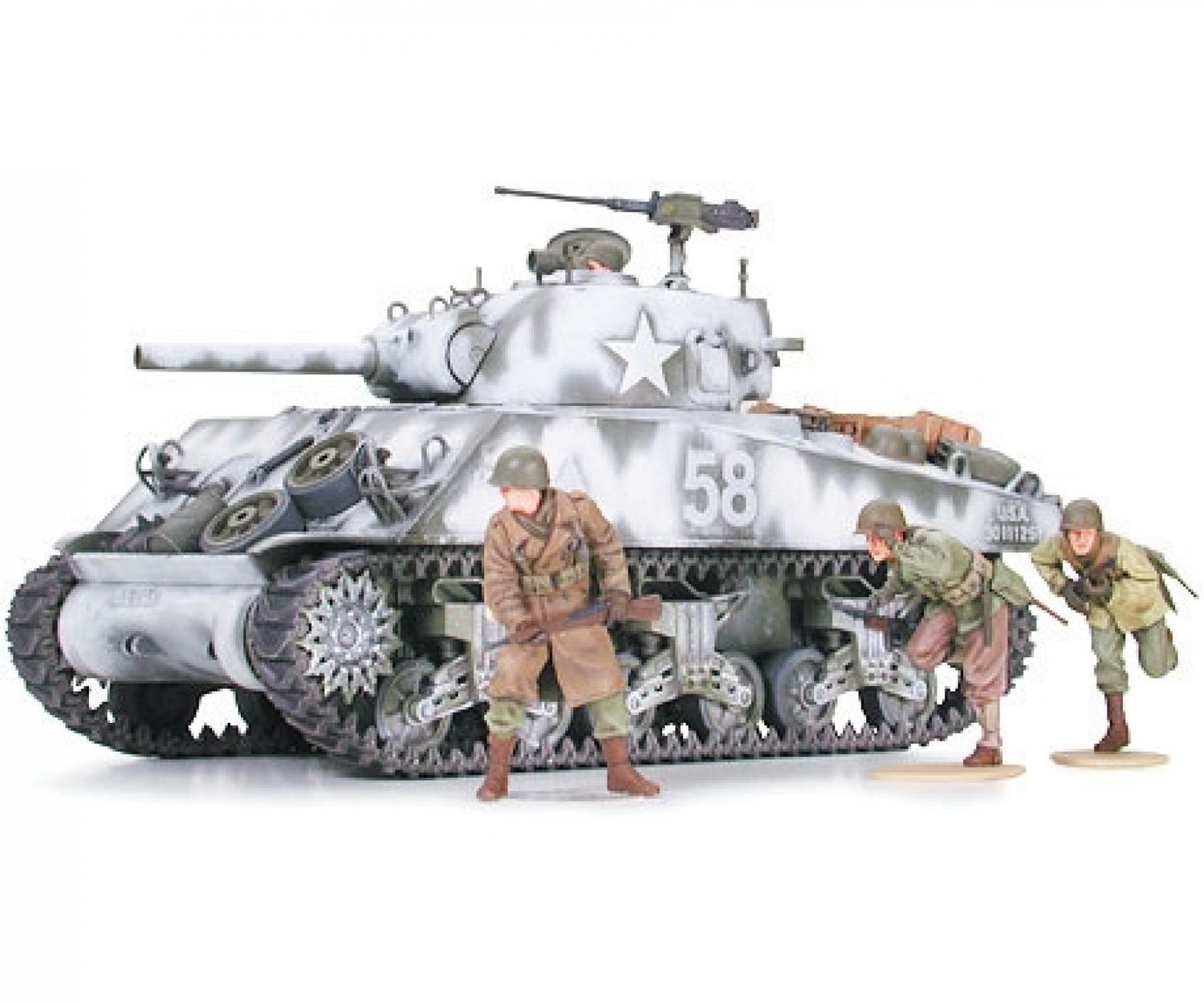 Tamiya 35251 - US Sherman M4A3 105mm Howi. (9) 1:35