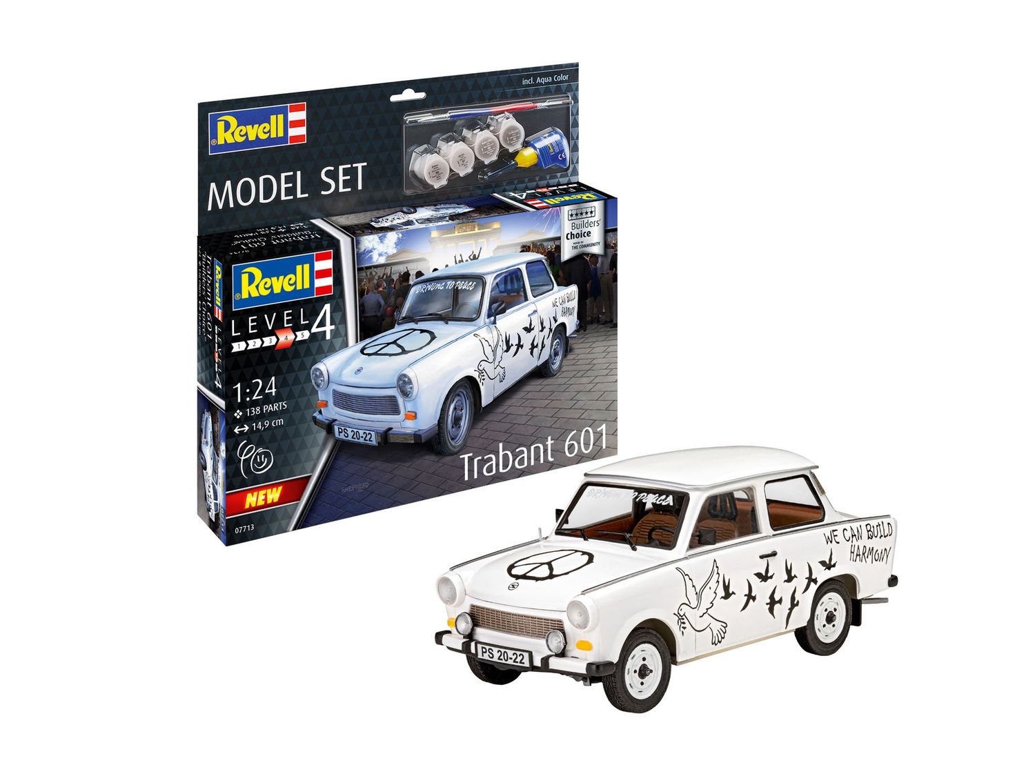Revell 67713 - Trabant 601S "Builder's Choice" 2022 (incl. lijm en verf)  1:24