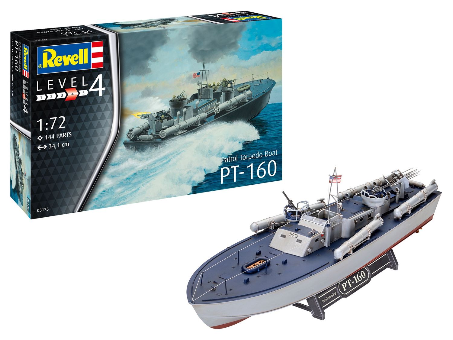Revell 65175 - Patrol Torpedo Boat PT-16 (incl. lijm en verf)1:72