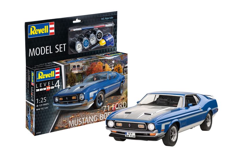 Revell 67699 - '71 Ford Mustang Boss 351 (incl. lijm en verf)  1:25