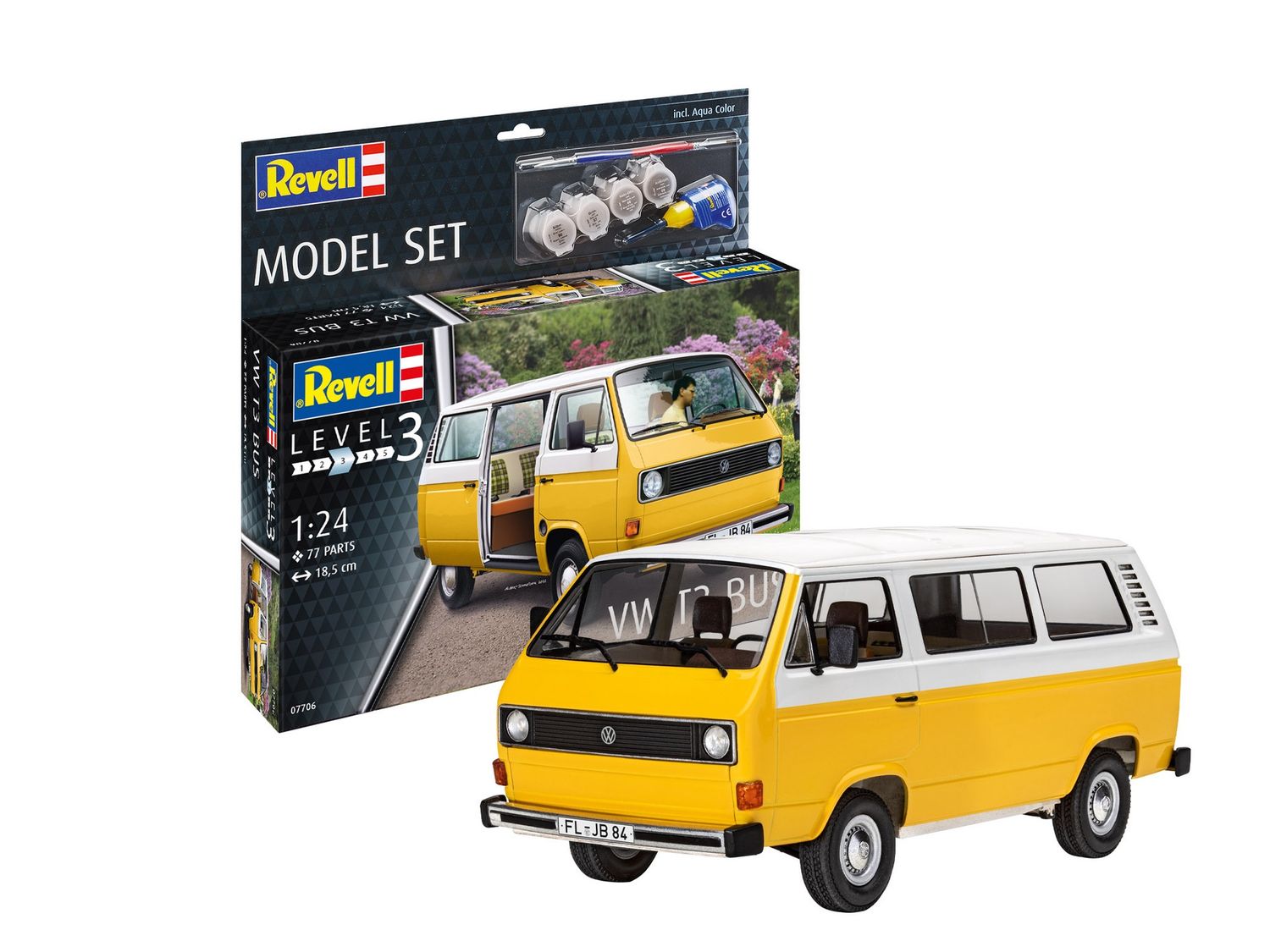 Revell 67706 - VW T3 Bus (incl lijm en verf) 1:25