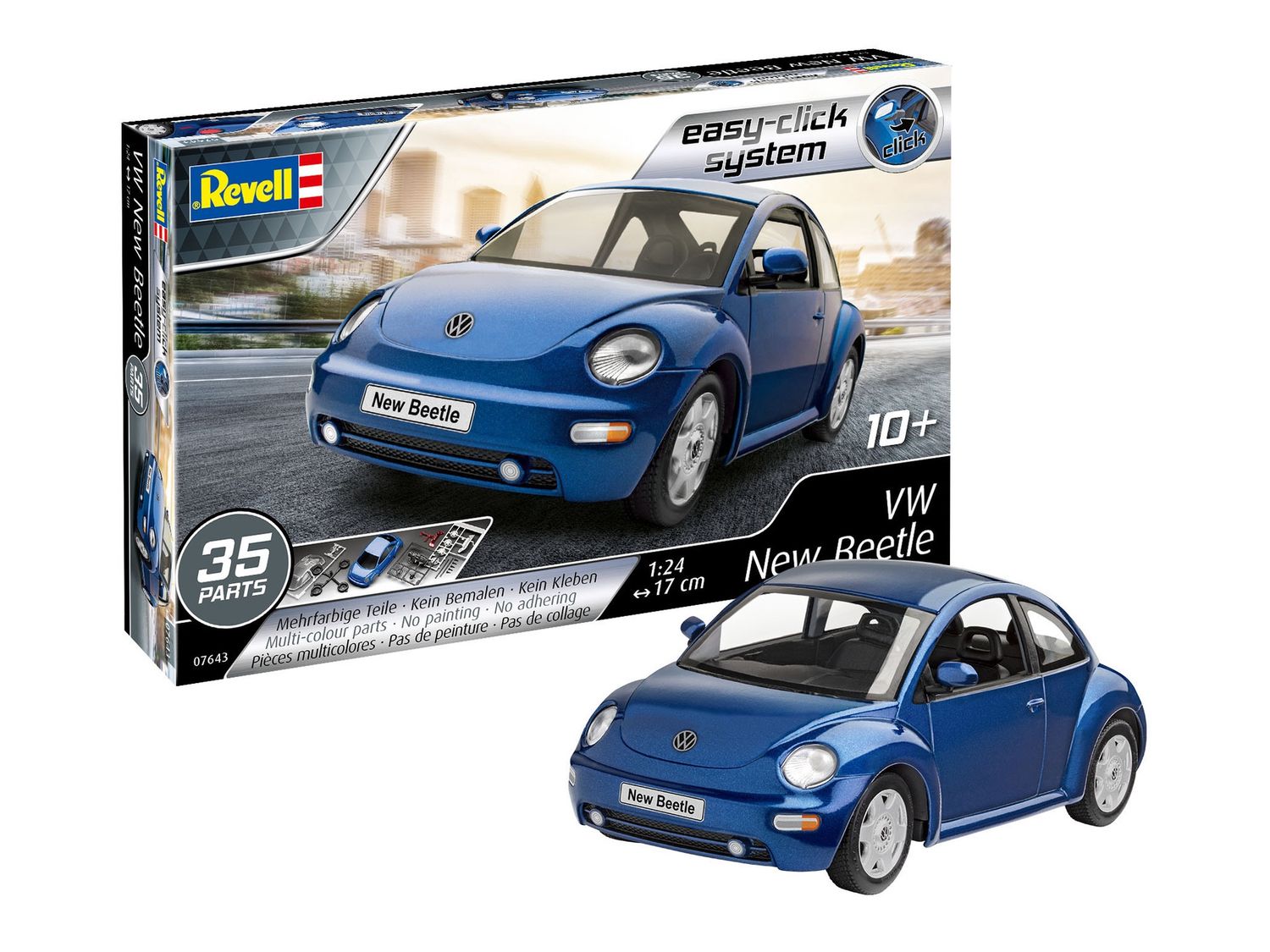 Revell 07643 - VW New Beetle (easy click) 1:24