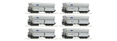 Roco 6600220 - 6-tlg. Set: Selbstentladewagen, GATX, NL H0