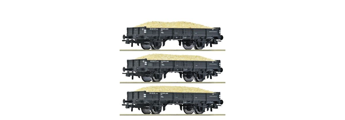 Roco 6600259 - 3-tlg. Set: Sandwagen, NS, H0