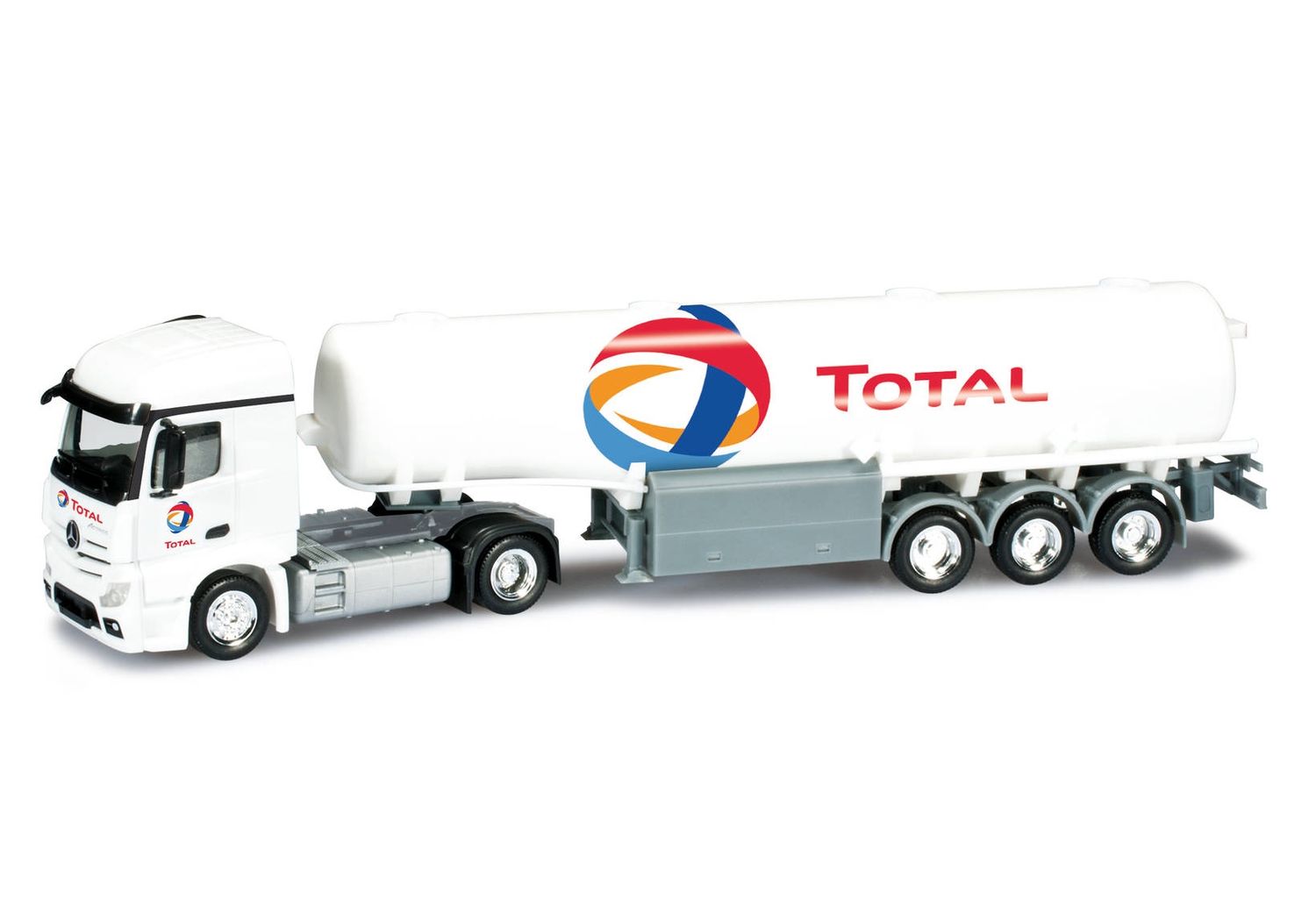 Herpa 1:87 - Mercedes-Benz Actros Streamspace fuel tank semitrailer "Total"