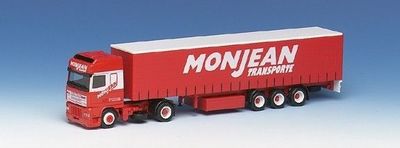 Herpa 1:87 - DAF 95 XF Curtain Planoa Train 2a/3a "Monjean"