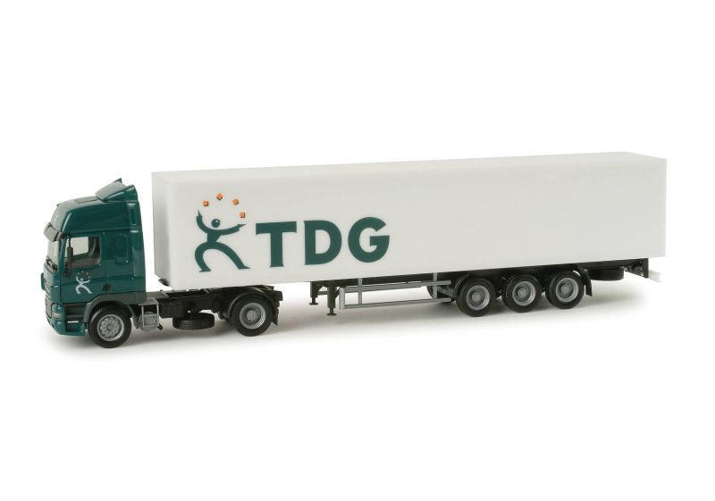 Herpa 1:87 - DAF CF box semitrailer "TDG" (NL)