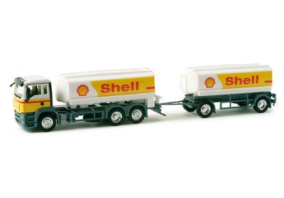 Herpa 1:87 - MAN TGS M fuel tank trailer "Shell"
