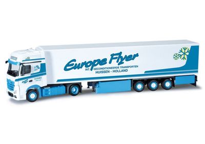 Herpa 1:87 - Mercedes-Benz Actros Gigaspace refrigerated box trailer "Europe Flyer" (NL)