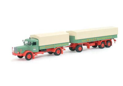 Herpa 1:87 - Buessing 8000 canvas cover trailer "Wandt