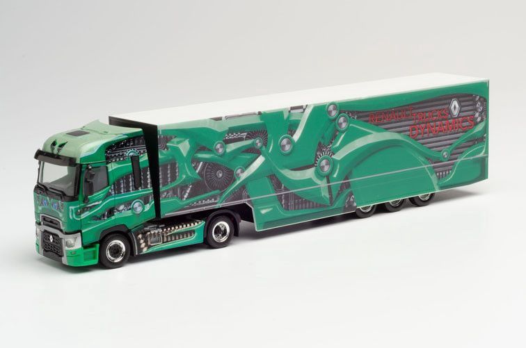 Herpa 1:87 -  Renault T Tour de Dynamics, groen