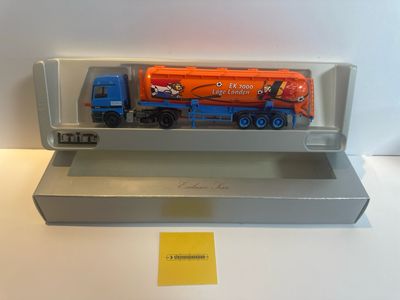 Herpa 1:87 - Mercedez Benz met tankoplegger Heemex met opdruk "EK 2000 Lage landen"