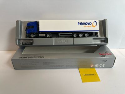 Herpa 1:87 - Scania met oplegger "Interovo Egg Group"