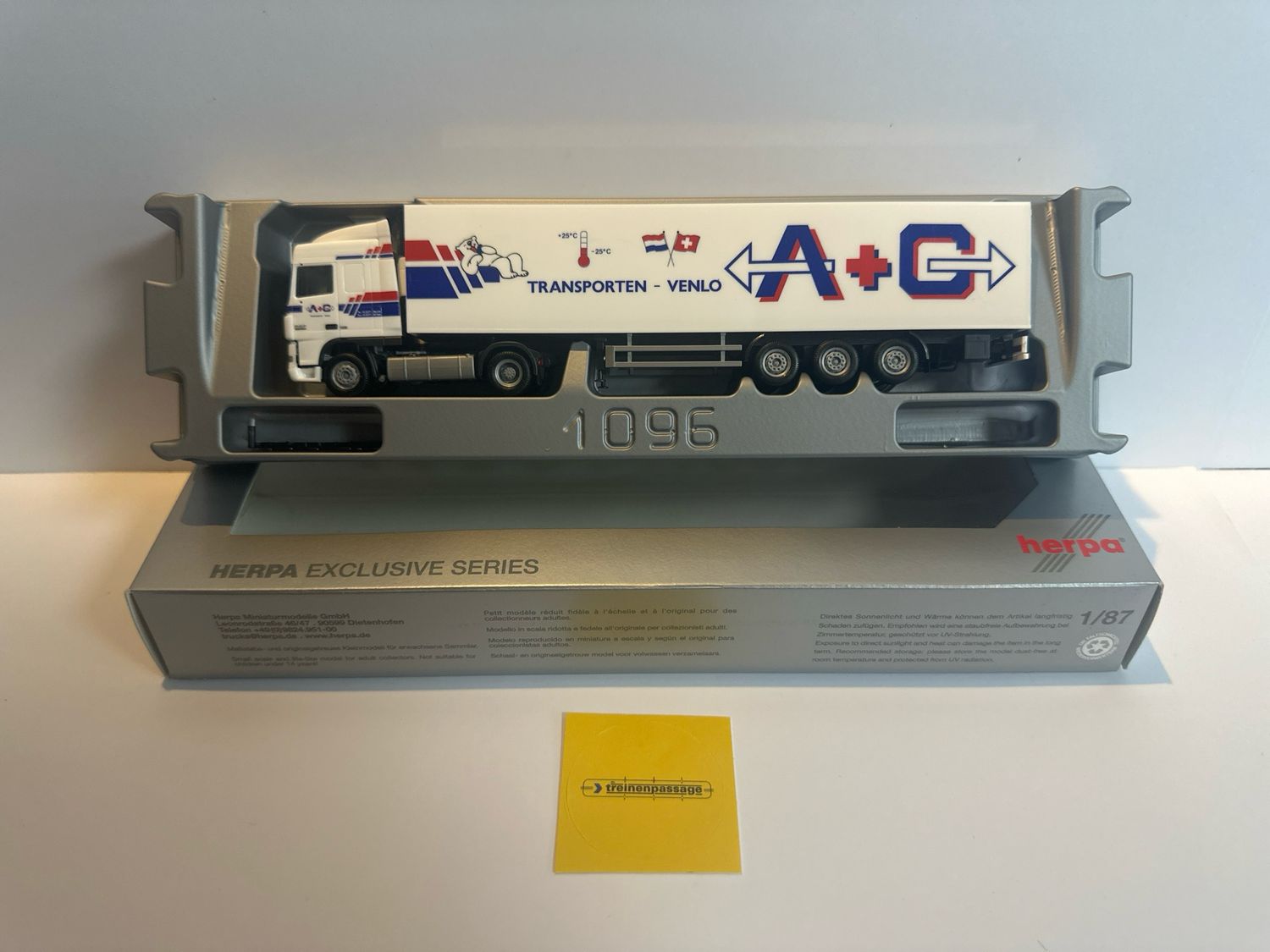 Herpa 1:87 - DAF XF Transporten - Venlo A+G