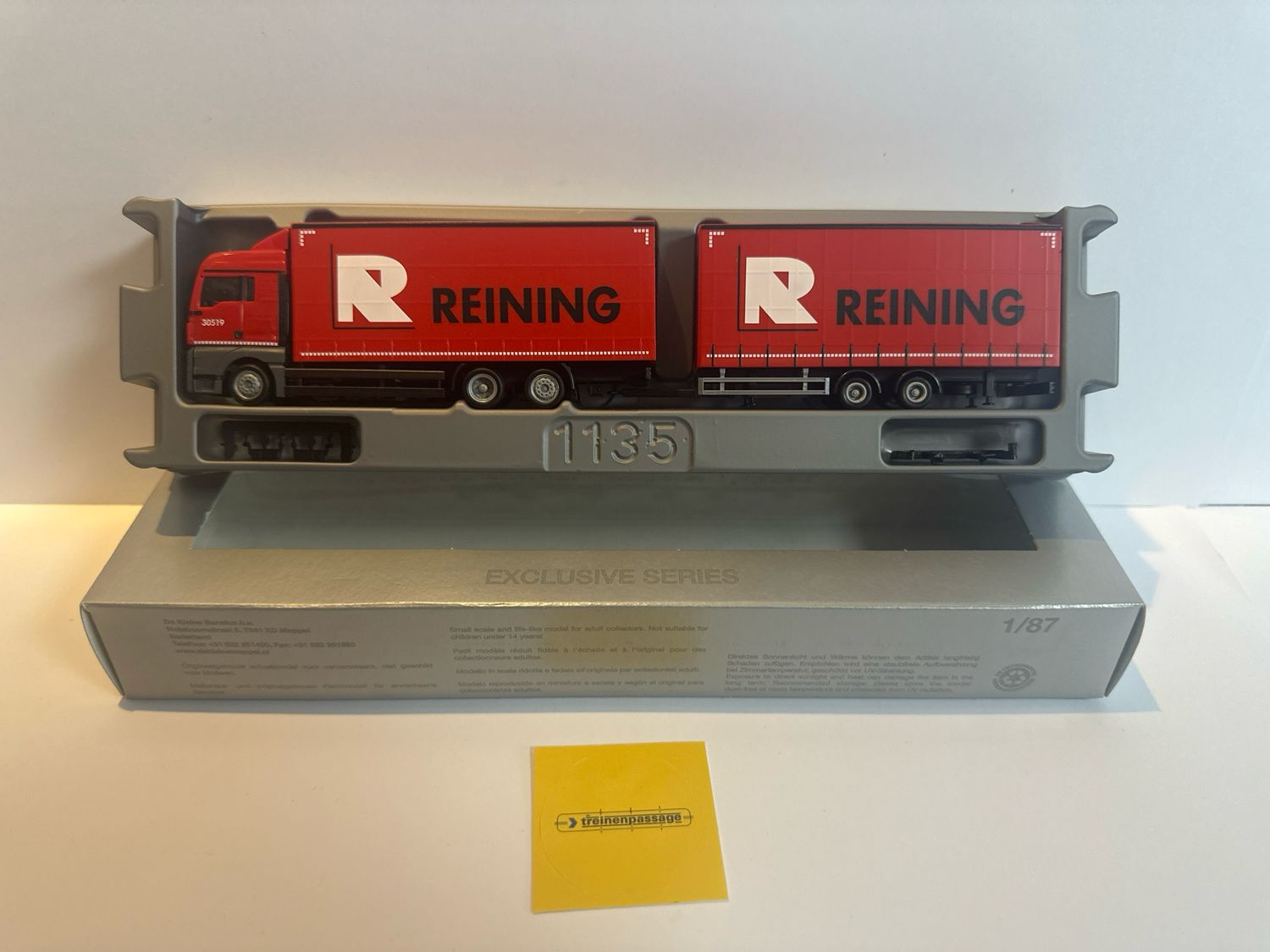 Herpa 1:87 - MAN, met Reining oplegger en aanhanger