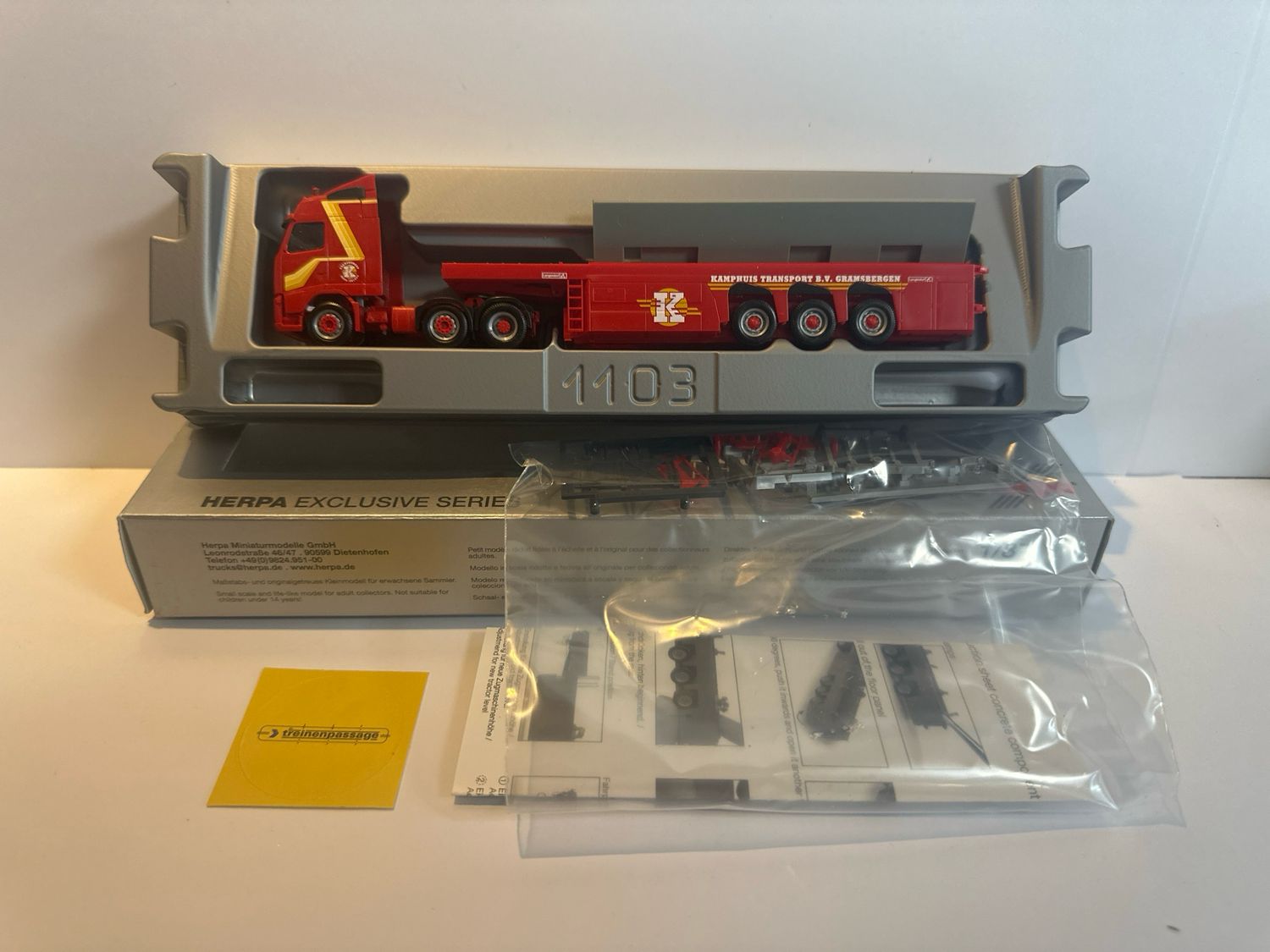 Herpa 1:87 - Volvo speciaal transport "Kamphuis transport b.v. Gramsbergen"