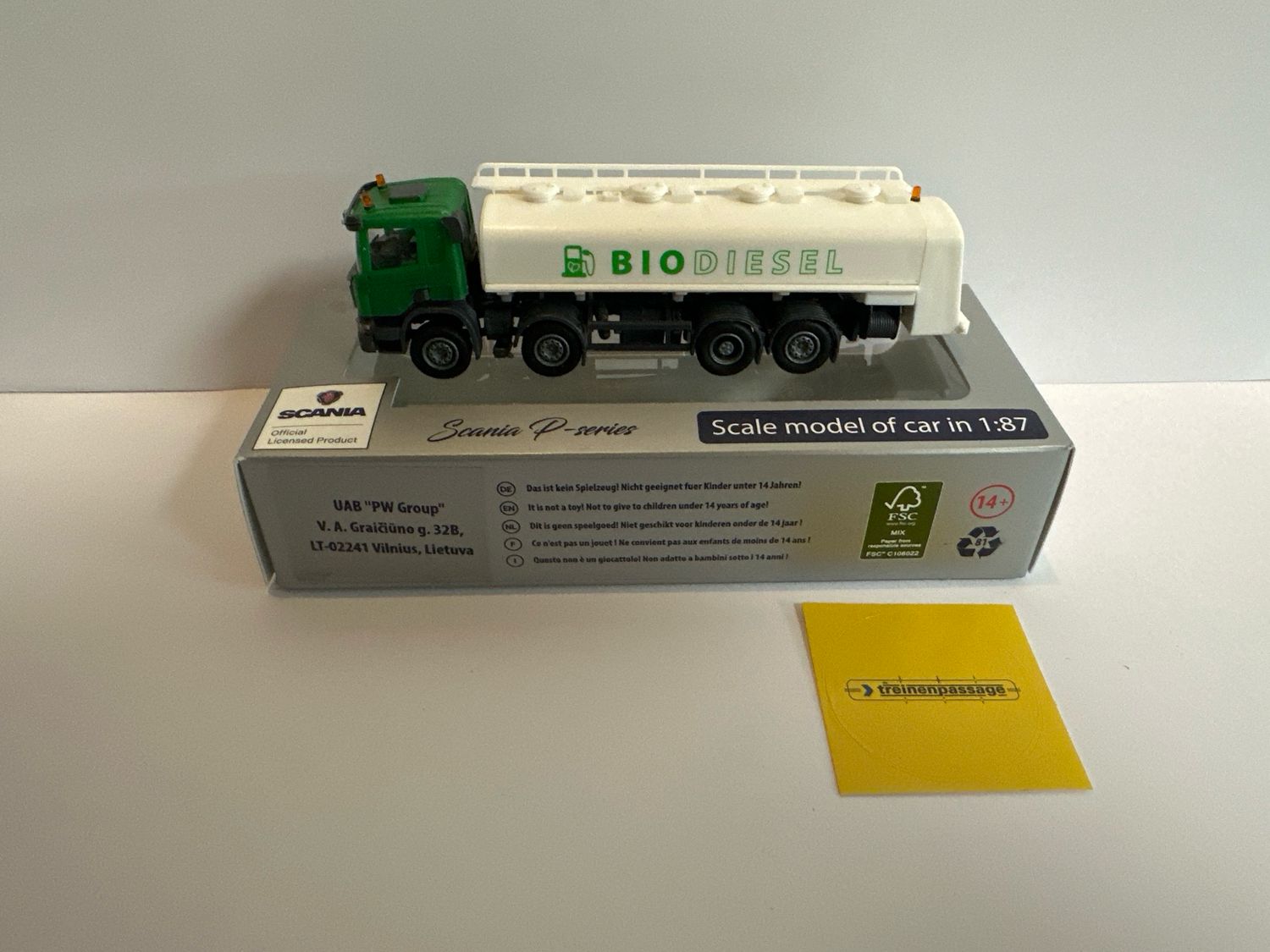 OLM Design 1:87 - Scania P Betanker 9x2 "Biodiesel"