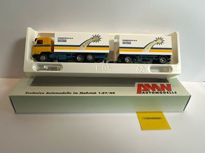 AMW 1:87 - Scania met oplegger en aanhanger "Sonneveld B.V"