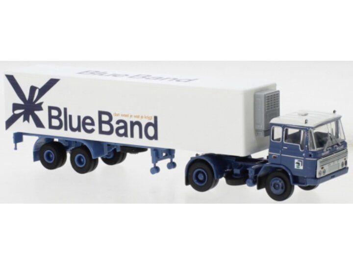 Brekina 1:87 - BREKINA DAF FT 2600 Kofferzug Blue Band" von Binfürst (NL) 1962