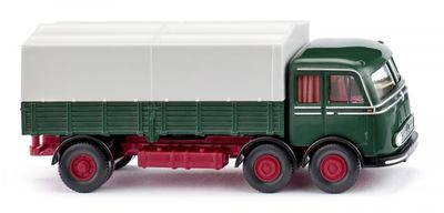Wiking 1:87 - Pritschen-Lkw (MB LP 333) - moosgrün
