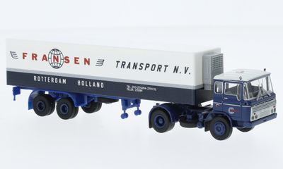 Brekina 1:87 - Brekina, DAF FT 2600 Kühlkoffer-SZ, 1962, Fransen